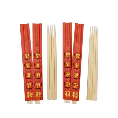 Palillos chinos de bambú moso 100% natural, desechables, de bambú, dobles, personalizables, seguros para el contacto con alimentos