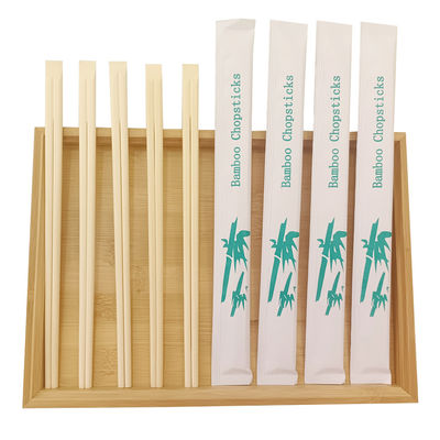 Chopsticks de bambú desechables personalizados Chopsticks redondos de bambú biodegradables