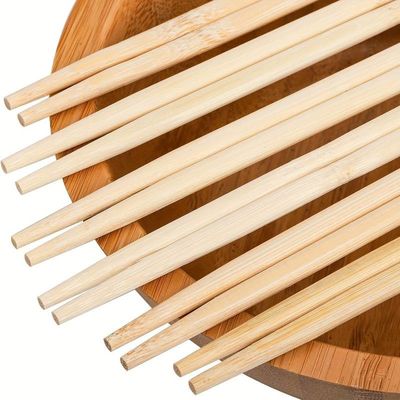 Bastones prácticos desechables Bastones gemelos de bambú personalizados hechos de bambú natural para mayor comodidad y protección del medio ambiente