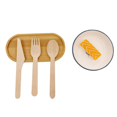 Cuchillos desechables de bambú compostable Versátil Color natural personalizado