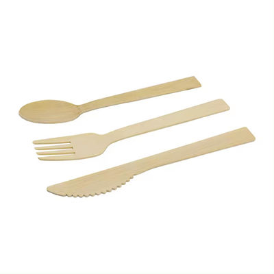 Cuchillos desechables de bambú compostable Versátil Color natural personalizado