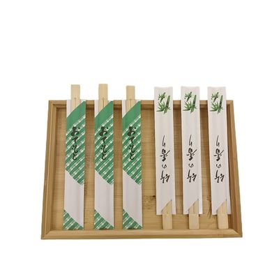 Bastones para comer de bambú desechables ecológicos y personalizados