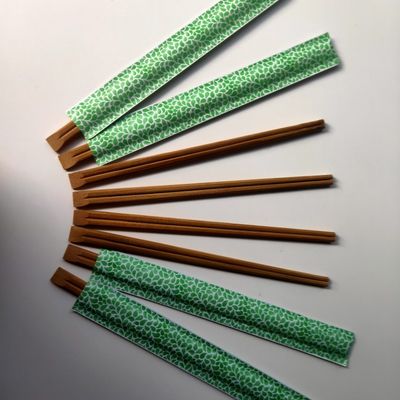 Embalaje de papel palillos carbonizados de peso ligero palillos desechables de bambú