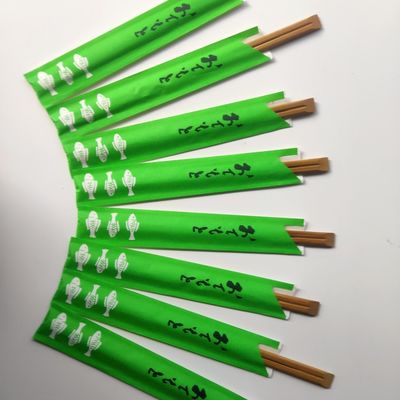 Embalaje de papel palillos carbonizados de peso ligero palillos desechables de bambú
