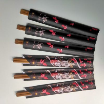 Chopsticks desechables de bambú carbonizados para llevar Chopsticks ecológicos