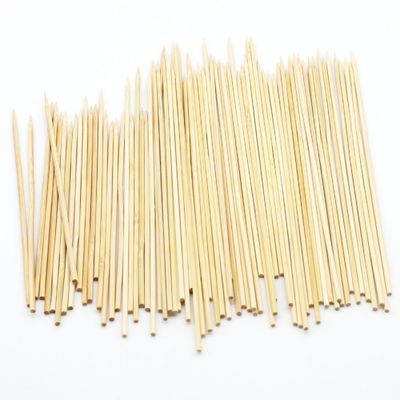Fácil limpieza Espigas desechables de bambú Color natural con embalaje personalizable