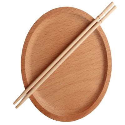Color natural Embalaje OPP Bambú redondo Bastones desechables personalizados Bastones únicos Ecológicos biodegradables