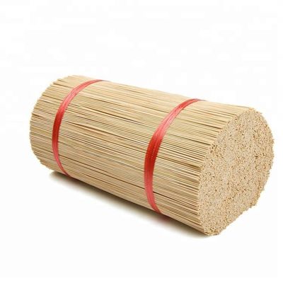 Venta caliente de bastones de bambú puro sólido sin olor para bricolaje Incienso Agarbatti haciendo bastones duraderos de núcleo perfumado Incienso indio bastones de bambú para 8" 9" y 12"
