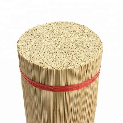 Venta caliente de bastones de bambú puro sólido sin olor para bricolaje Incienso Agarbatti haciendo bastones duraderos de núcleo perfumado Incienso indio bastones de bambú para 8" 9" y 12"