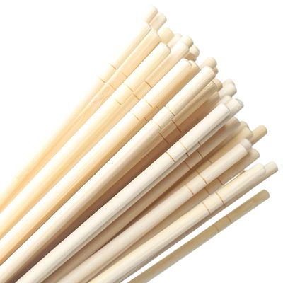 Natural  5.0mm 5.5mm 6.0mm round disposable bamboo chopsticks  Chopsticks Biodegradable Disposable Chopsticks for Sushi Restaurant Camping Chinese Chopsticks Wholesale