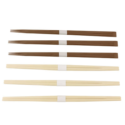 Bastones de bambú desechables personalizables Color natural / carbonizado Ideal para sushi y platos japoneses Estilo moderno