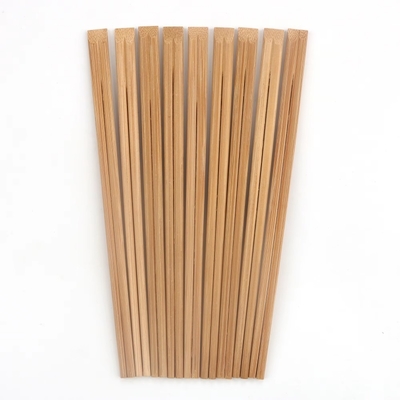 Bastones de bambú desechables de 21 cm o 24 cm Papel cerrado completo carbonizado para comedor ecológico