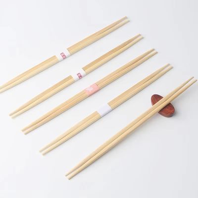 Bastones de comida de bambú desechables de estilo tradicional japonés 100% naturales Premium & Sushi japonés Bastones de comida de doble punta con diseño moderno
